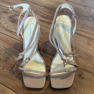 Jessica Simpson Blush Strappy Heels